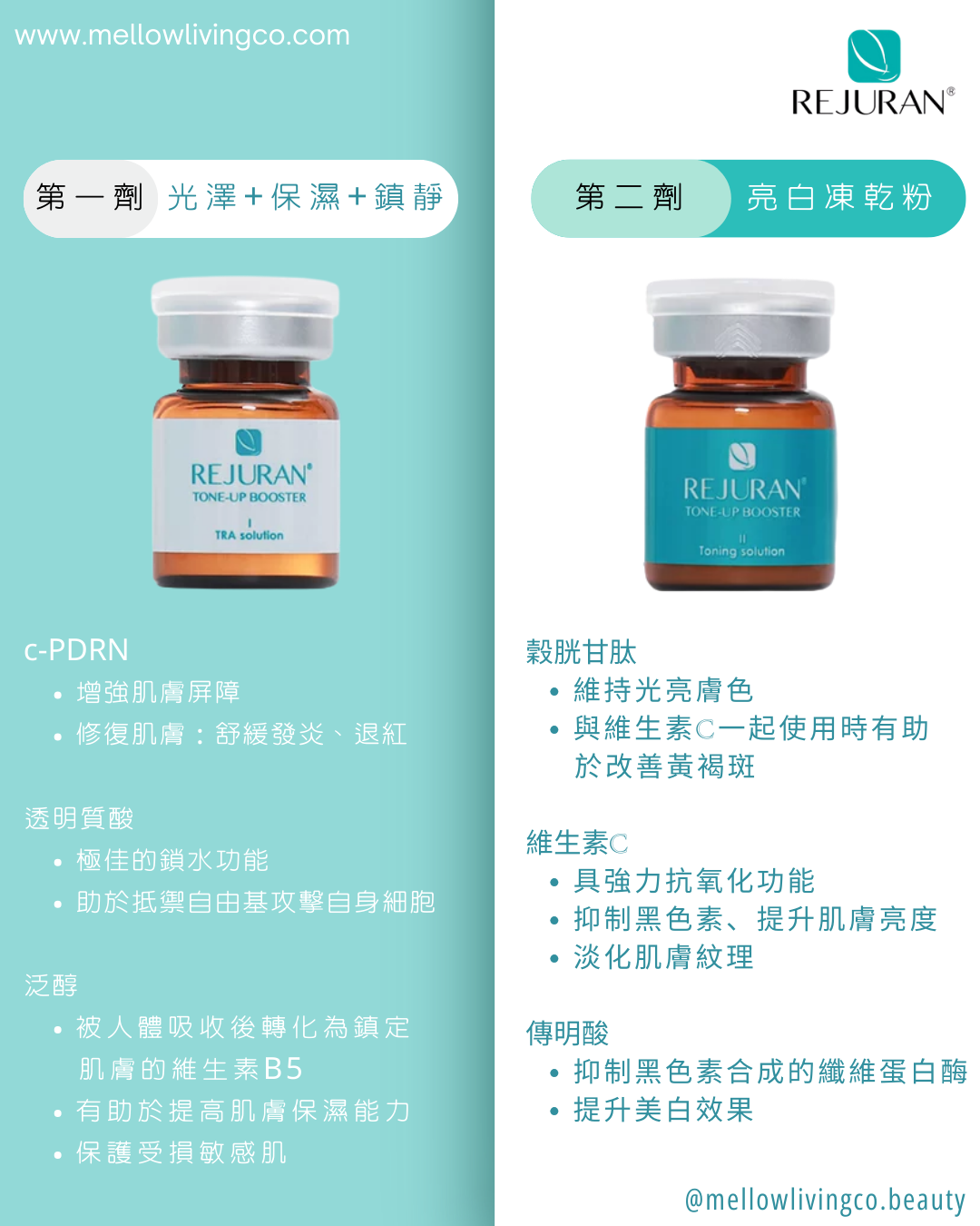 Rejuran Tone-UP Booster 麗珠蘭白瓷水光家居導入療程