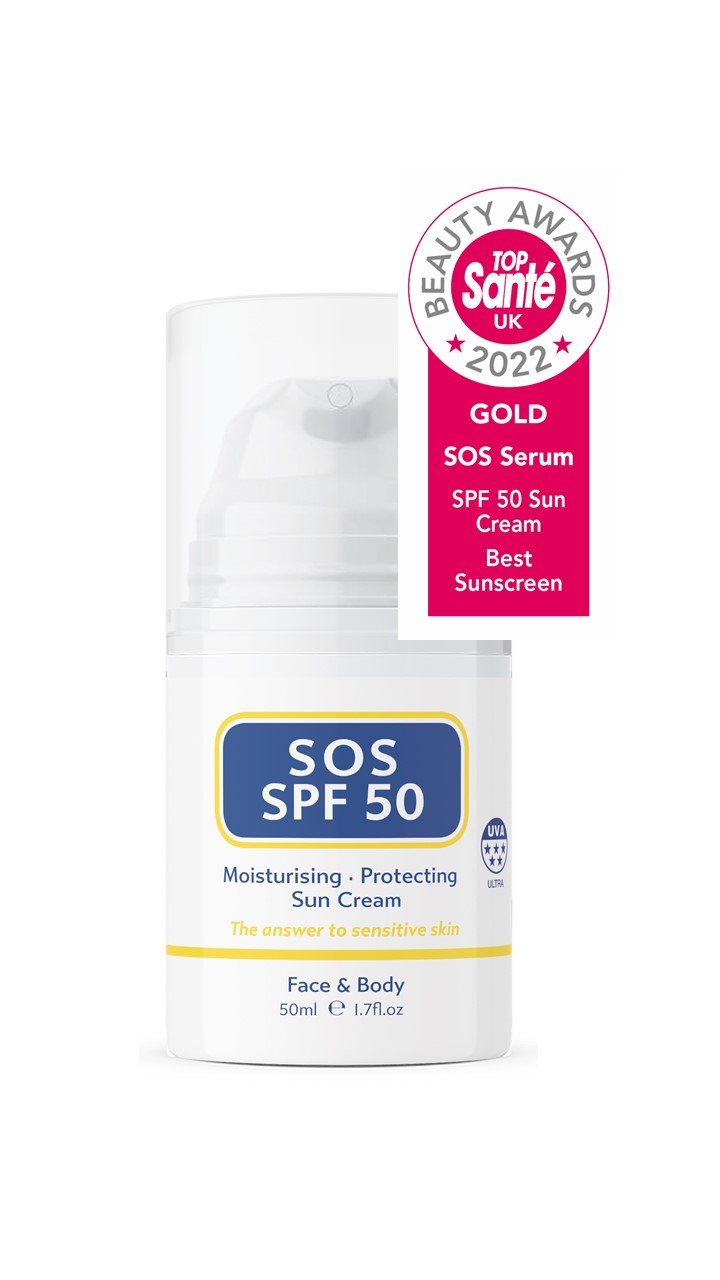 SOS Serum 清爽保濕防曬霜SPF50 SUN CREAM